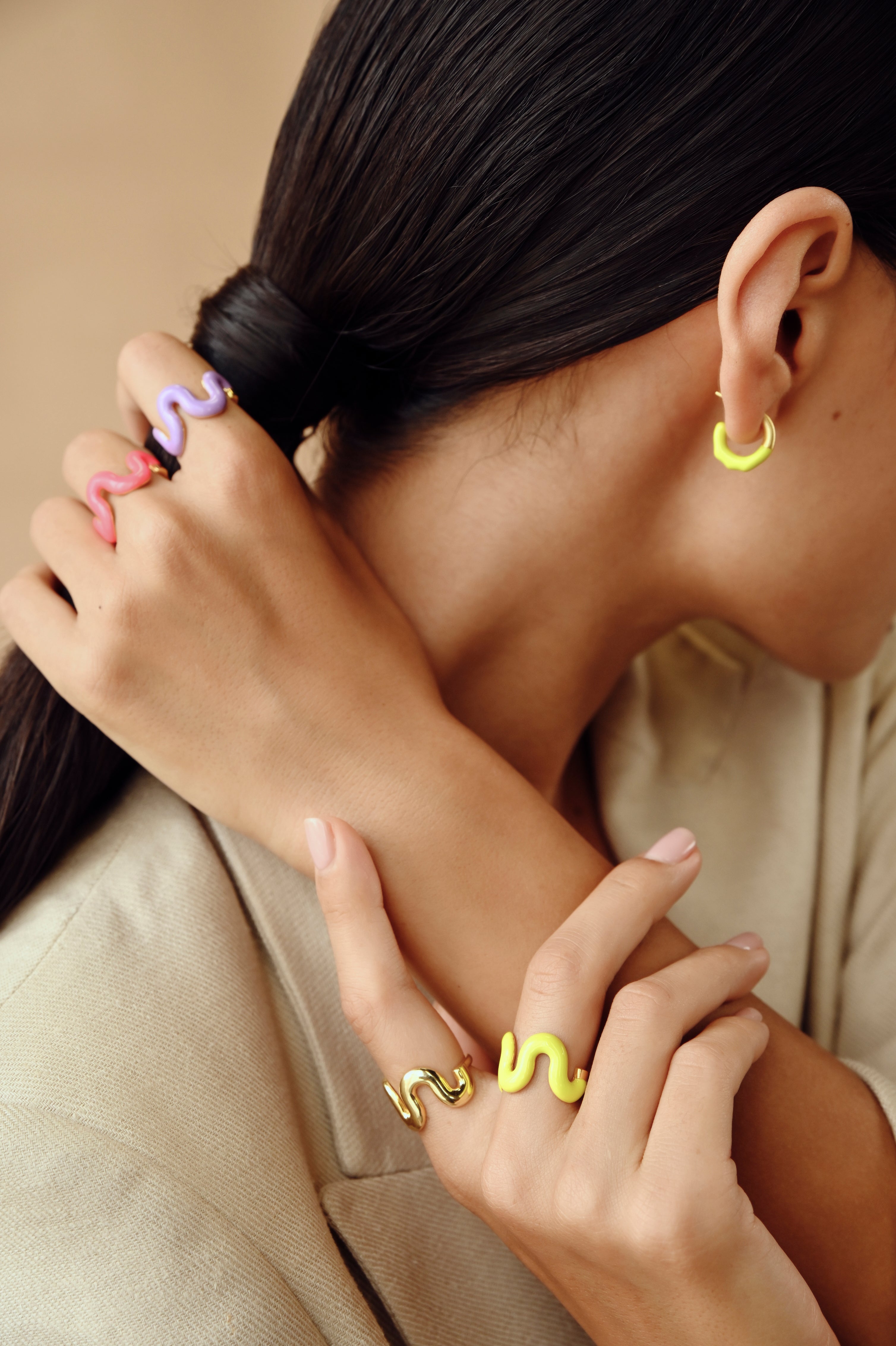 Swirl Enamel Band