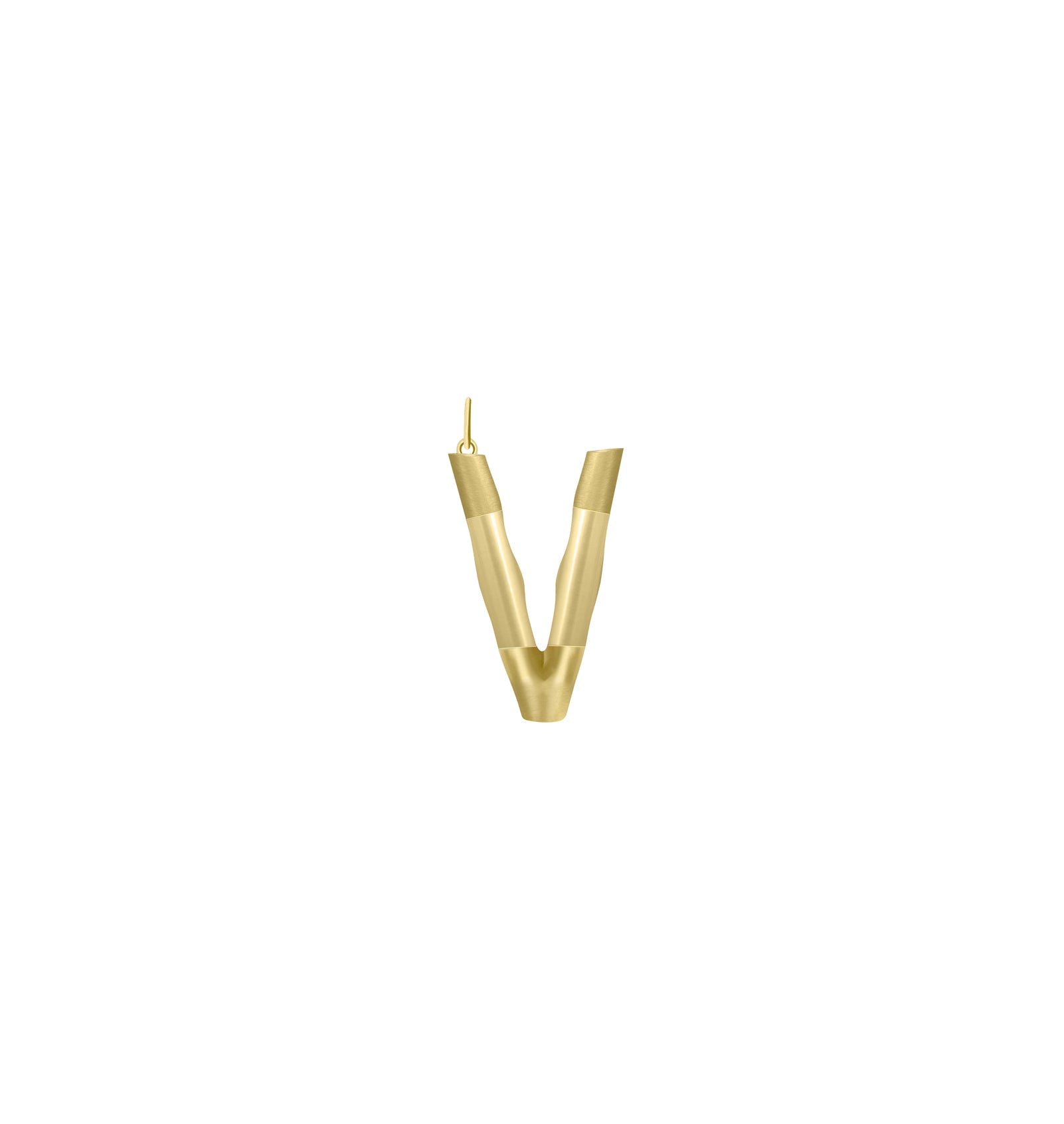 XL Solid Initial with Chain