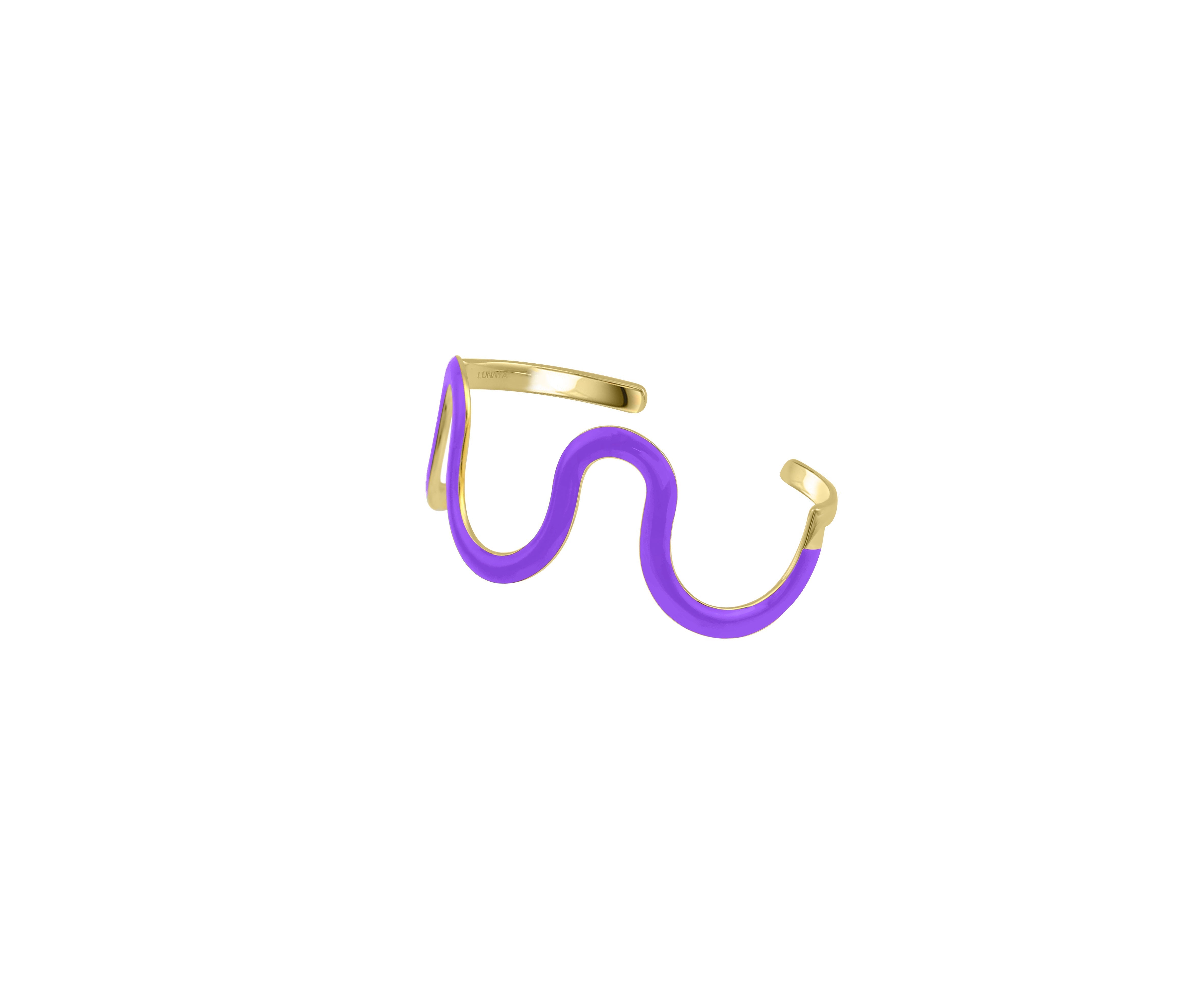 Swirl Cuff - Enamel