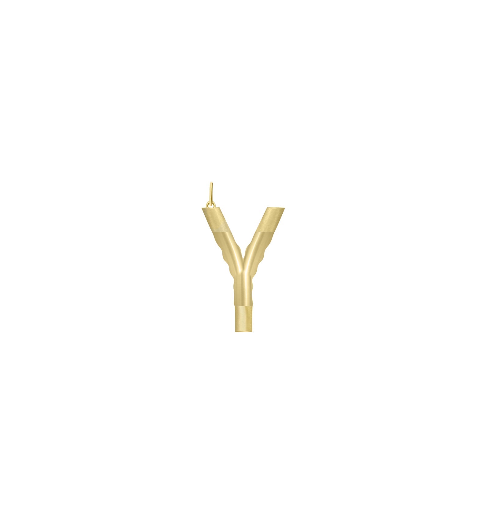 XL Solid Initial with Chain