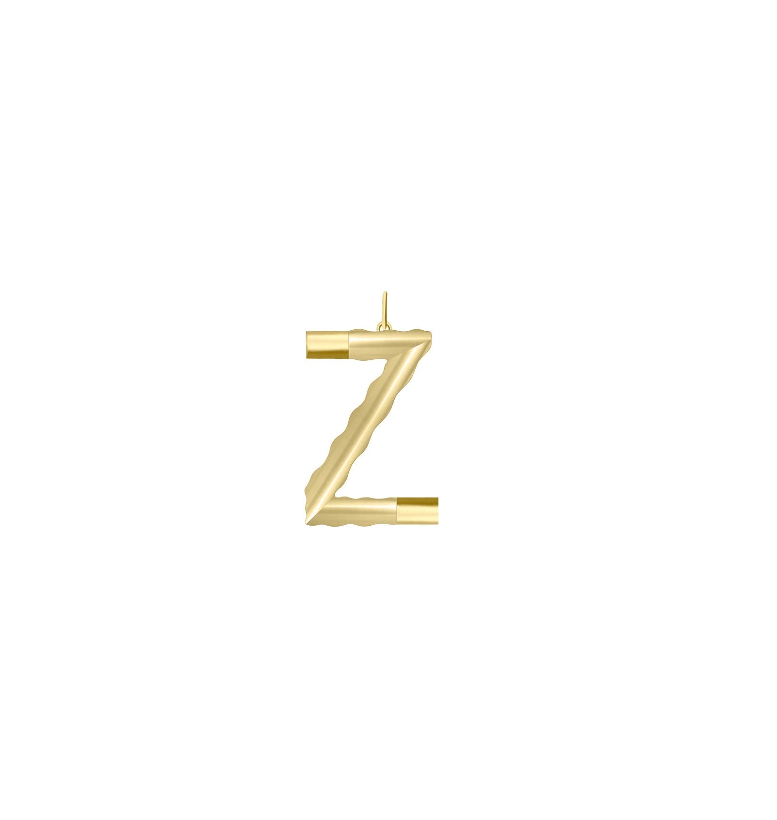 XL Solid Initial with Chain