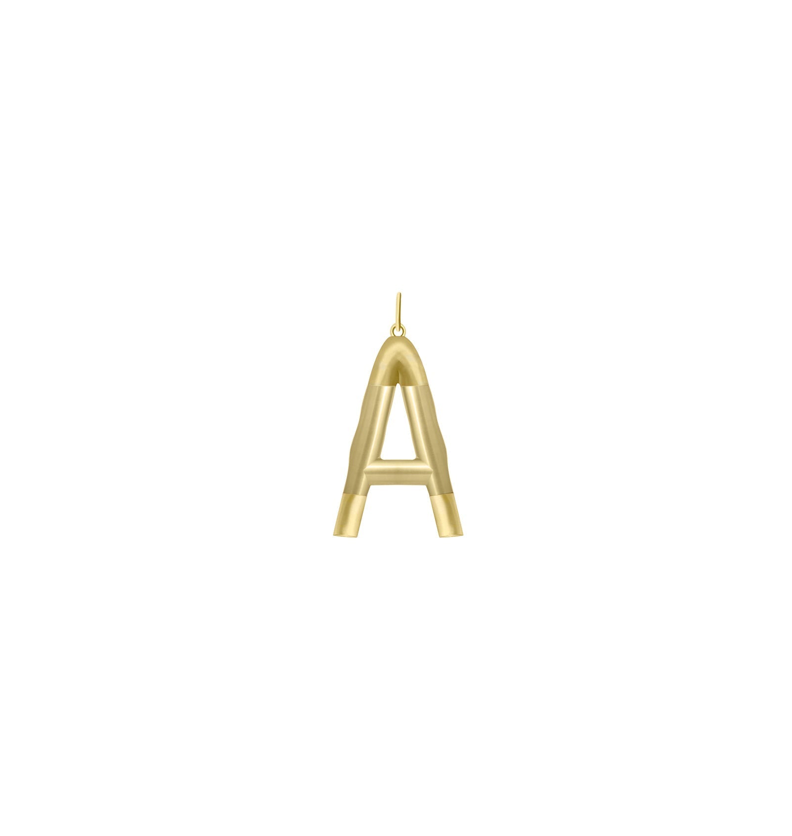 XL Solid Initial with Chain