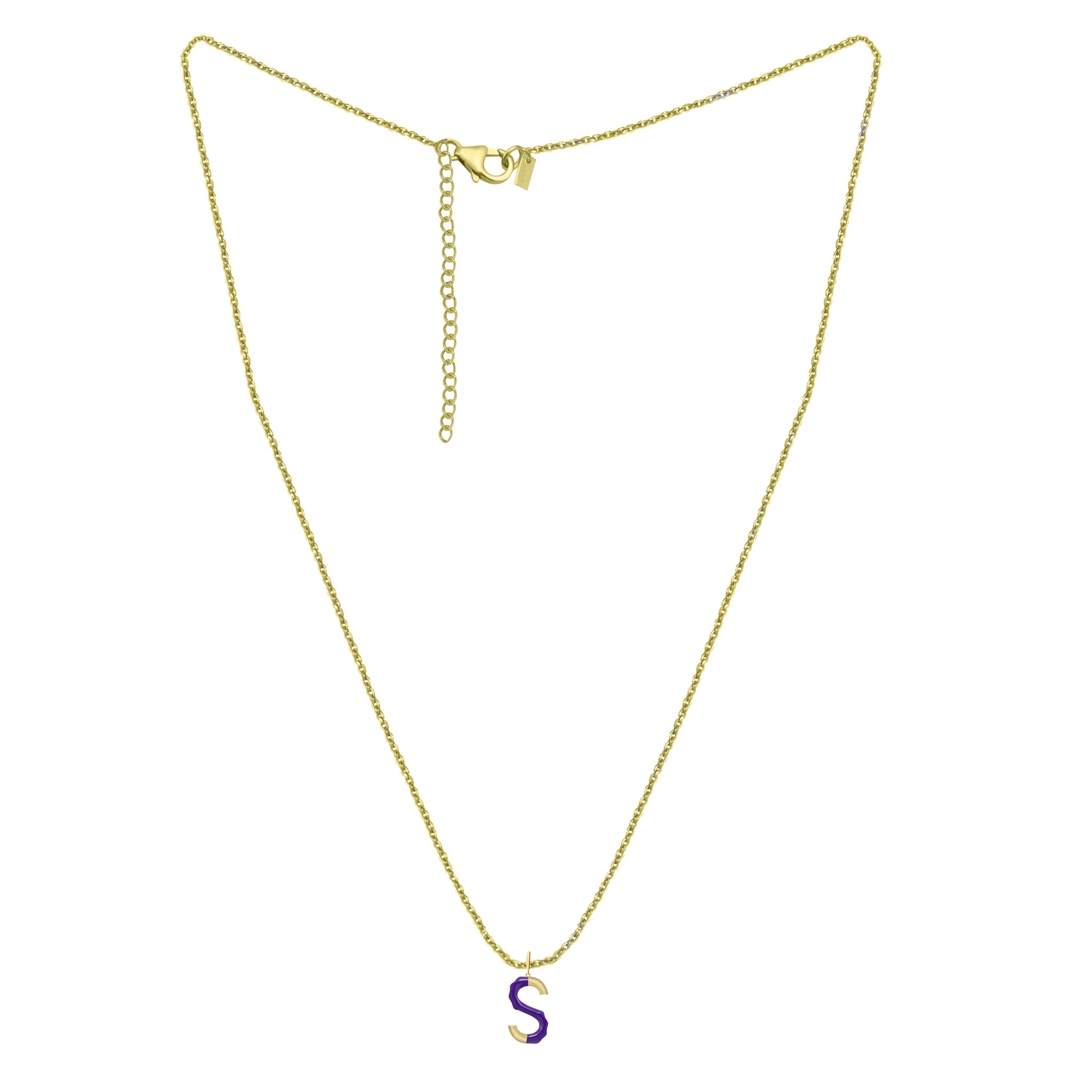 Small Pop Initial with Chain