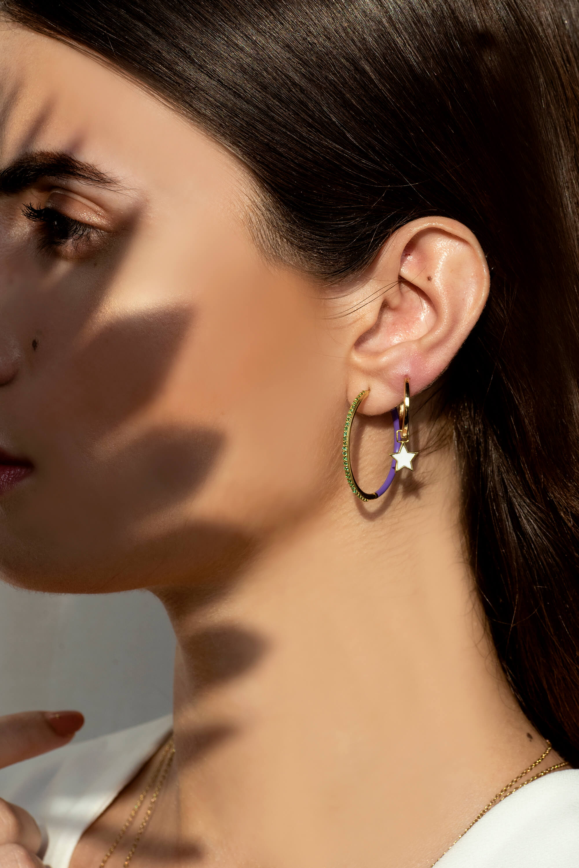 Solid Silver Hoops