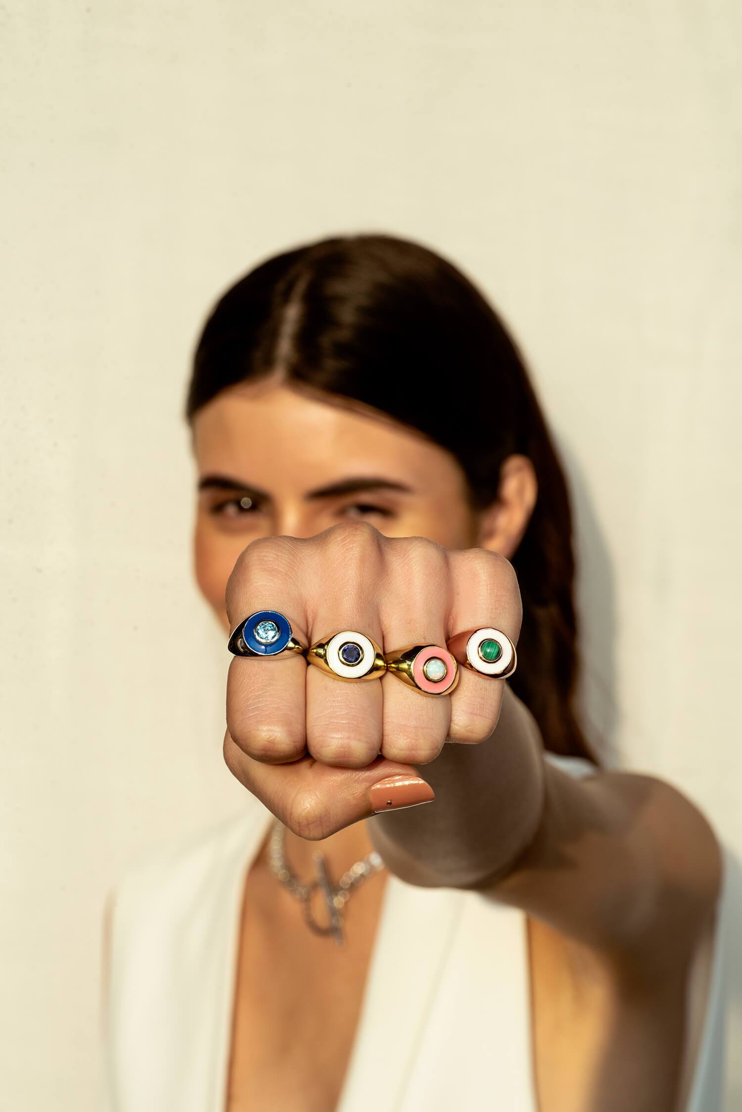 EYES ON ME SIGNET RING