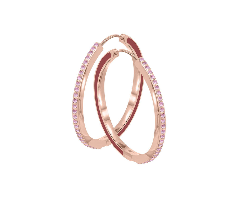 GEM GLAZED ENAMEL HOOPS