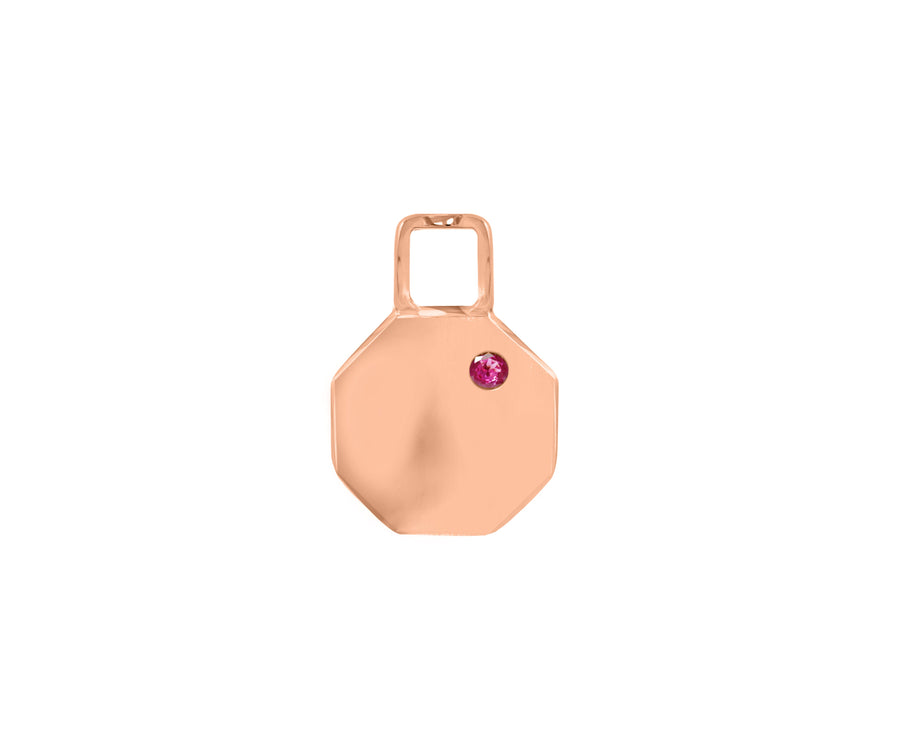 HEXA RUBY SLIDER CHARM