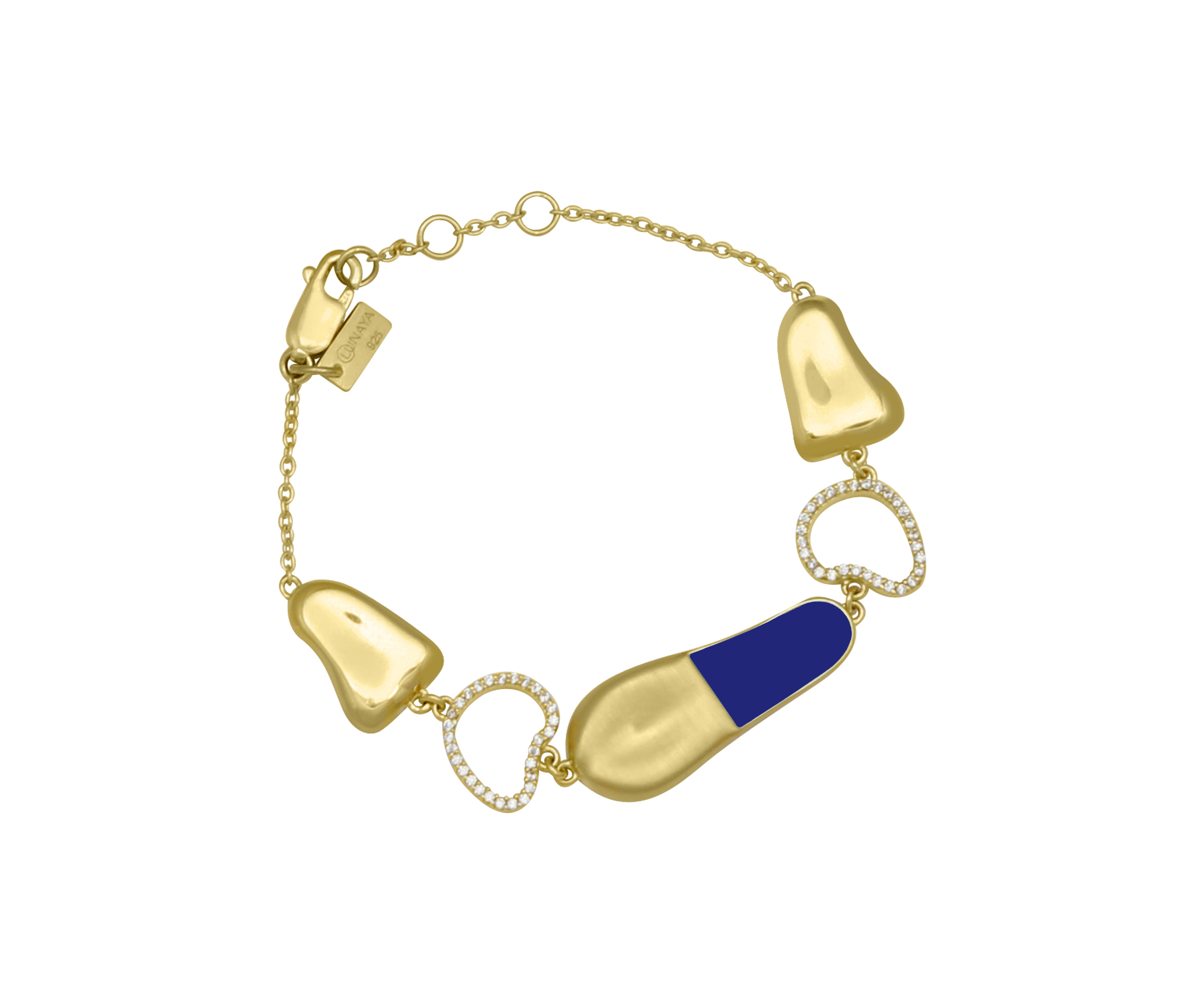 Gas Bijoux | Duality Scaramouche Bracelet Gold | Beach Cafe UK