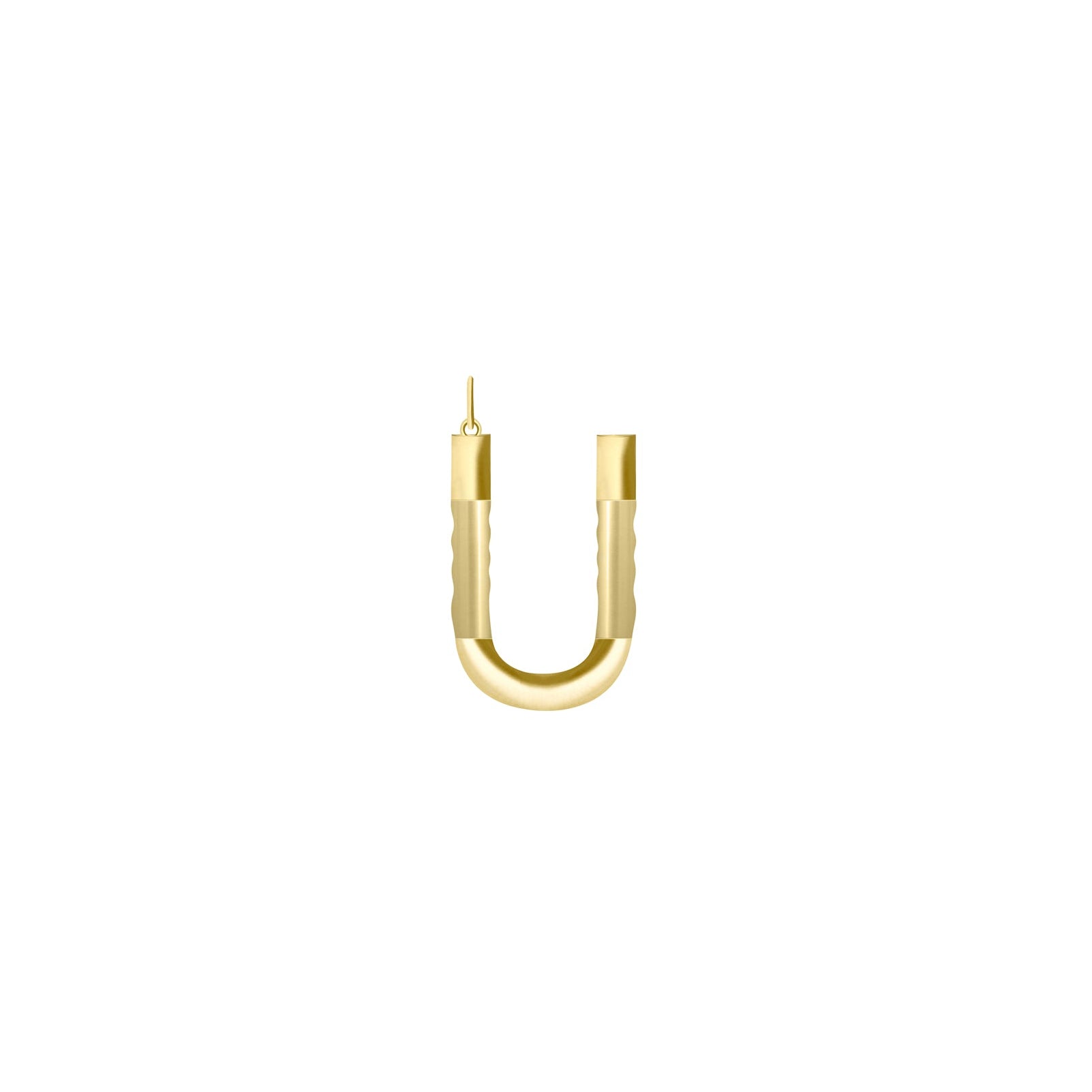 XL Solid Initial with Chain