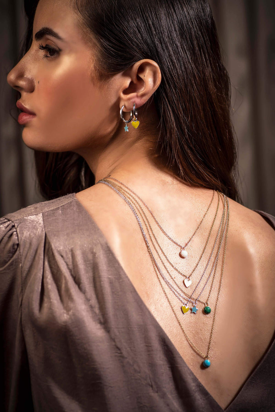 HEXA RUBY SLIDER CHARM